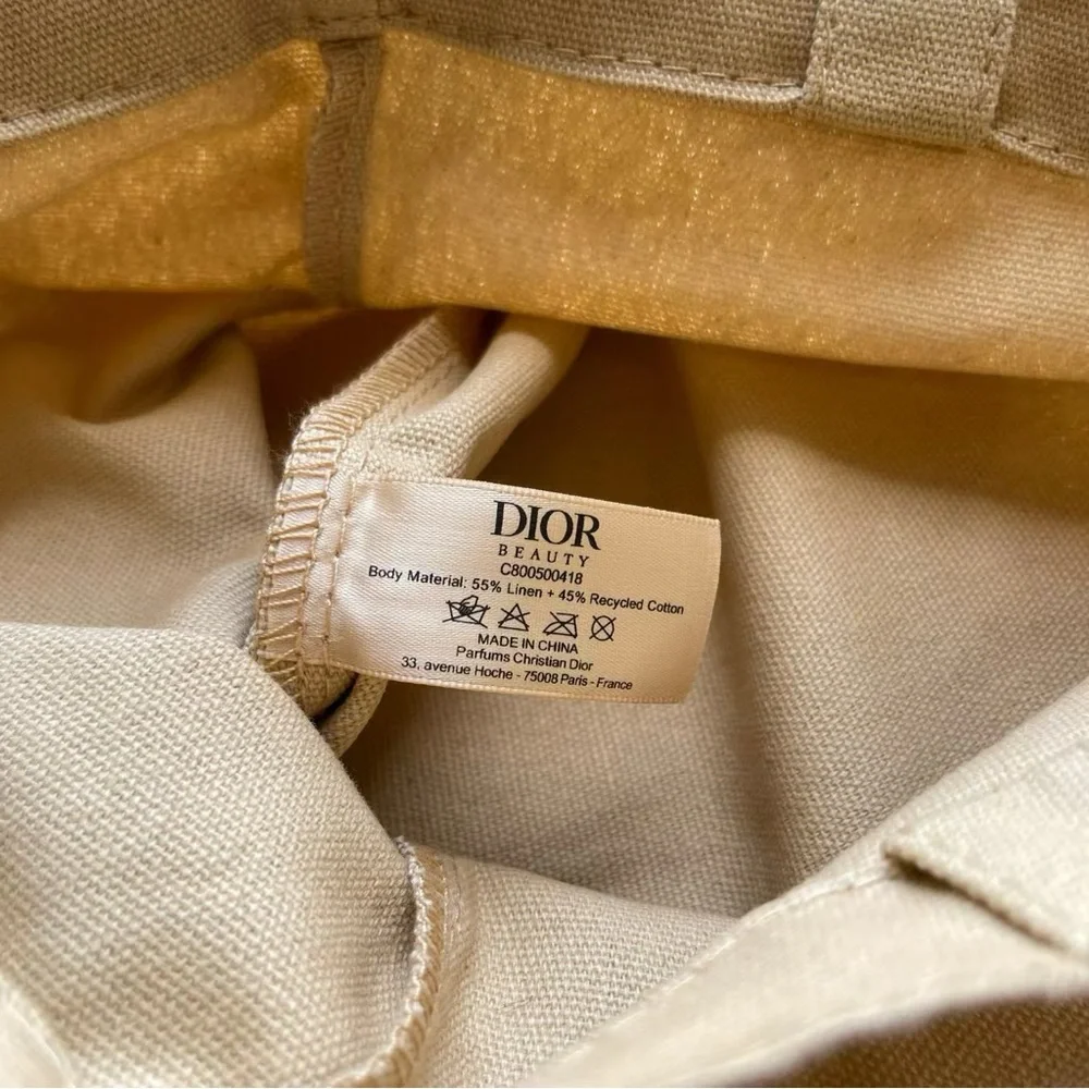 Christian Dior Yellow Canvas Tote Bag – VIP Beauty Gift